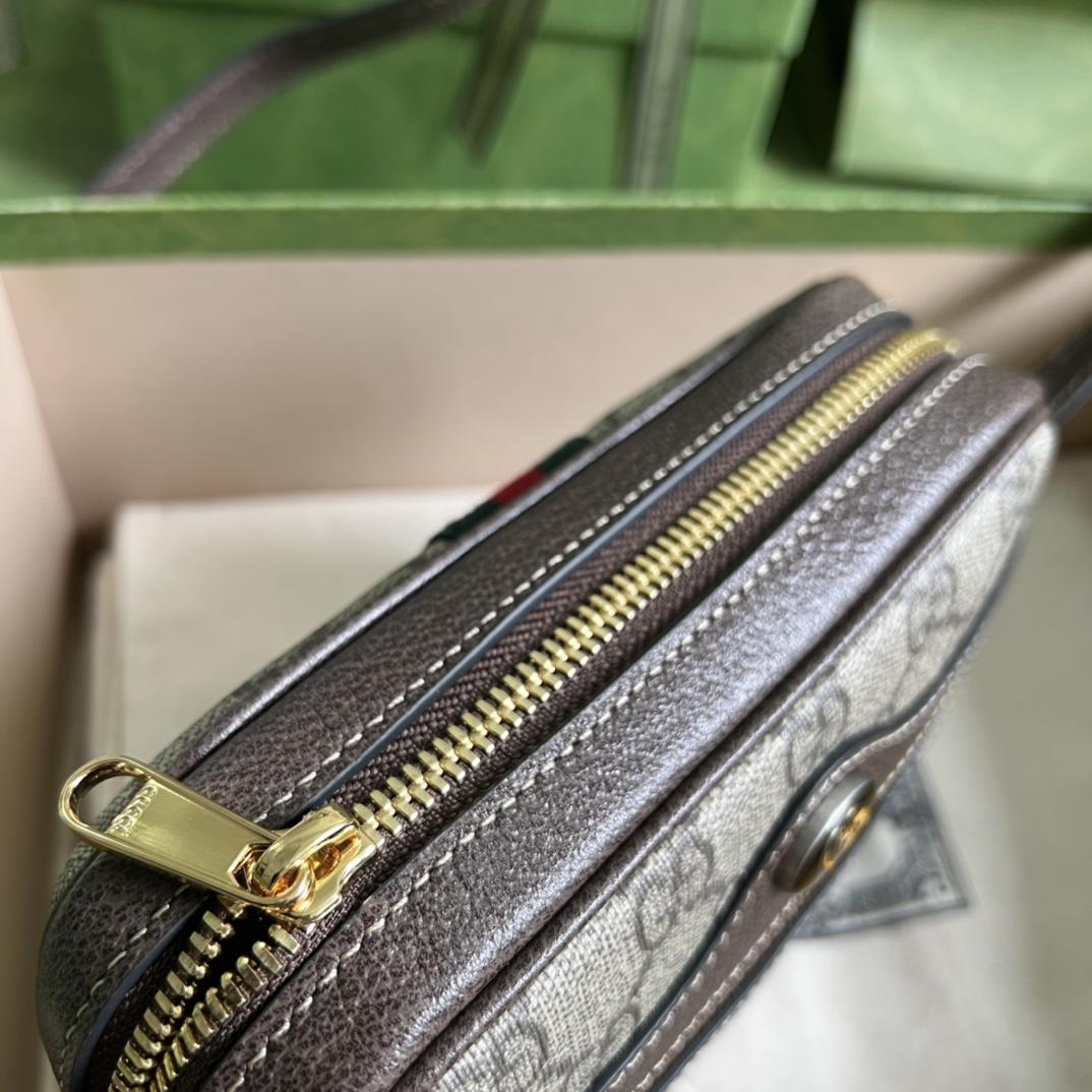 Gucci Ophidia GG Supreme Mini Bag(17.5-12-5.5cm) - DesignerGu