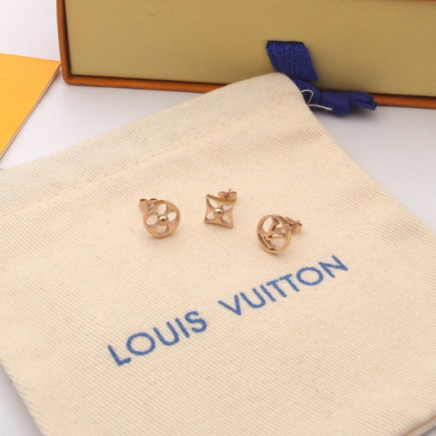 Louis Vuitton Crazy in Lock Earrings Set   M00395 - DesignerGu