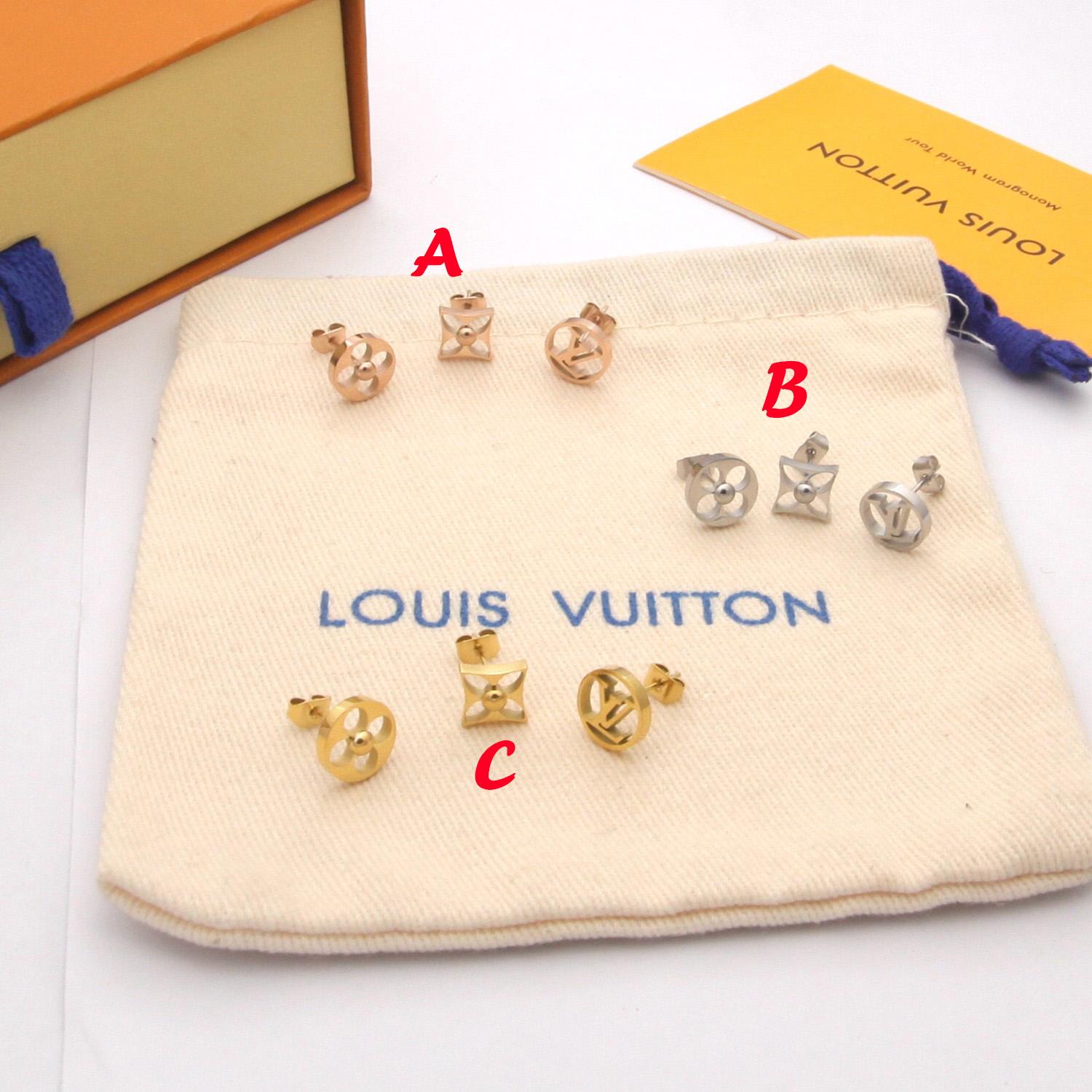 Louis Vuitton Crazy in Lock Earrings Set   M00395 - DesignerGu