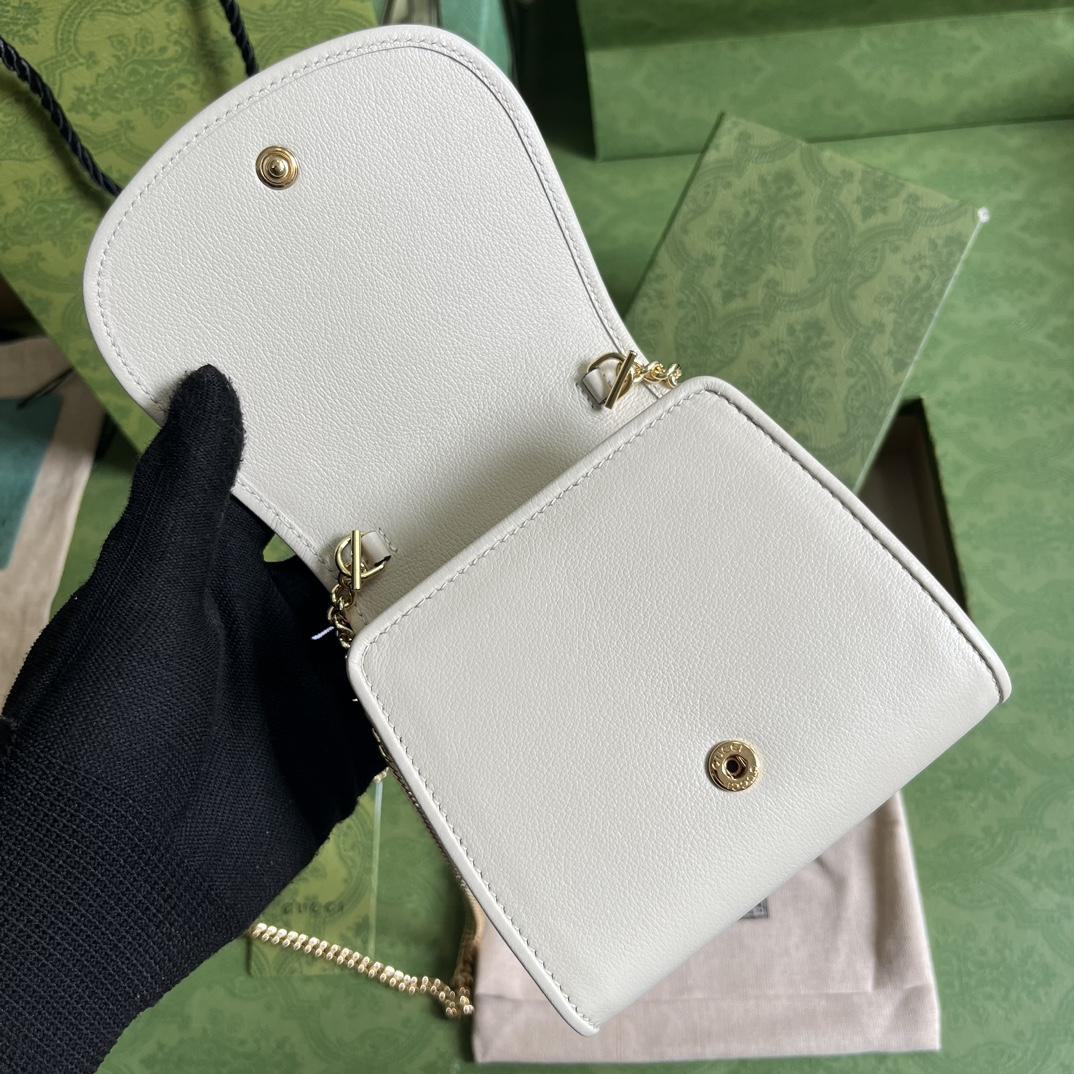 Gucci Blondie Medium Chain Wallet(12.5-11-2.5cm) - DesignerGu