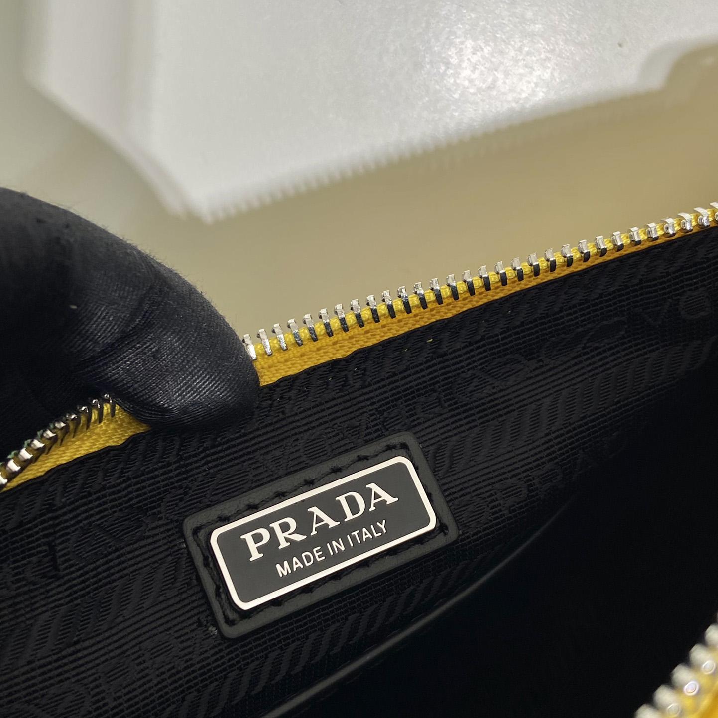 Prada Triangle Leather Bag - DesignerGu