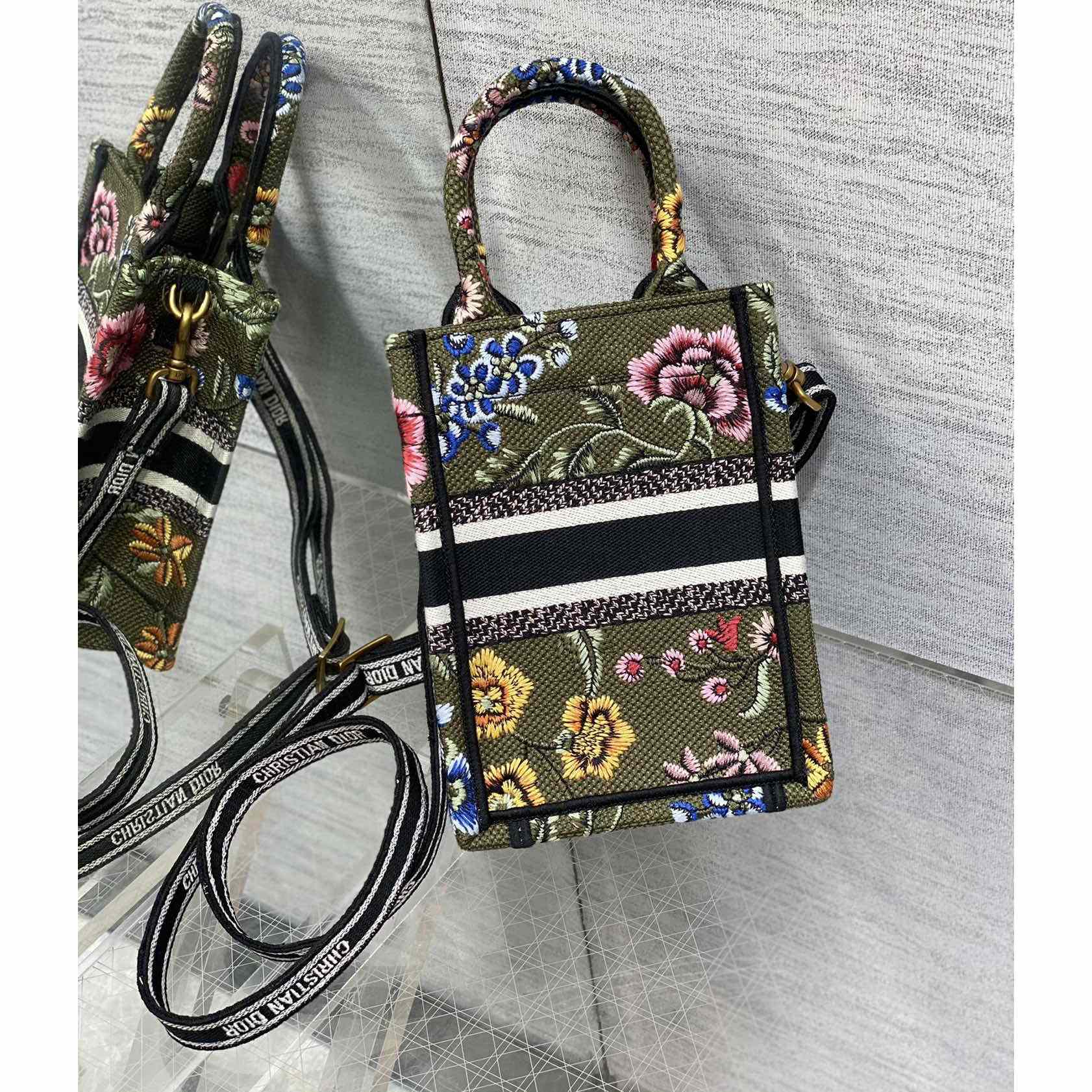 Dior Mini Dior Book Tote Phone Bag - DesignerGu