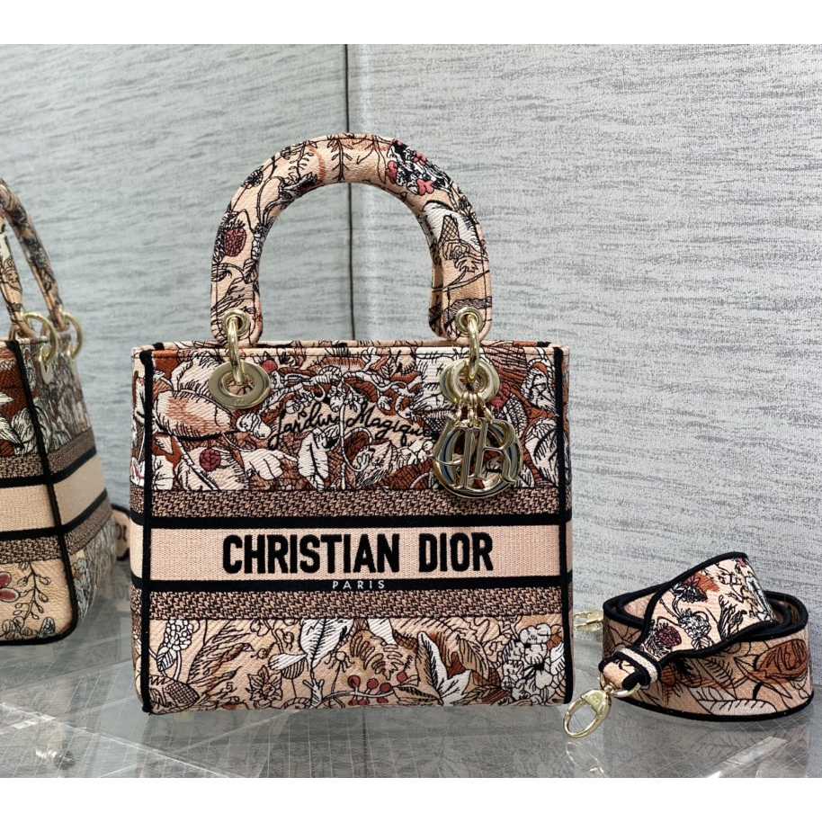 Dior Medium Lady D-lite Bag - DesignerGu