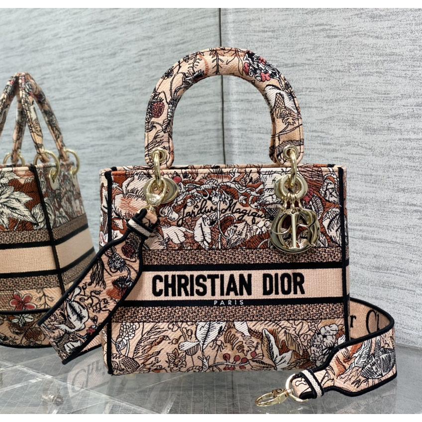 Dior Medium Lady D-lite Bag - DesignerGu