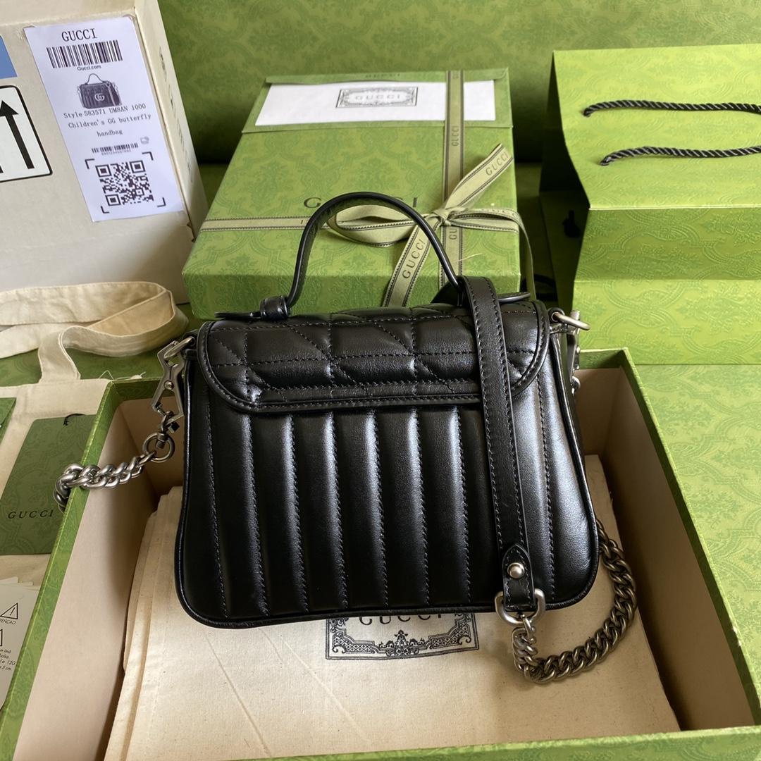 Gucci GG Marmont Mini Top Handle Bag(21*15.5*8cm) - DesignerGu