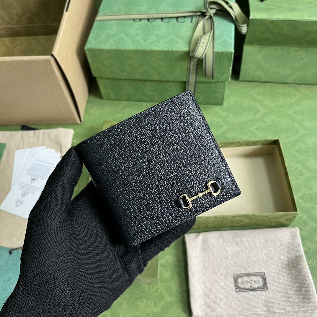 Gucci Bi-fold Wallet With Horsebit - DesignerGu