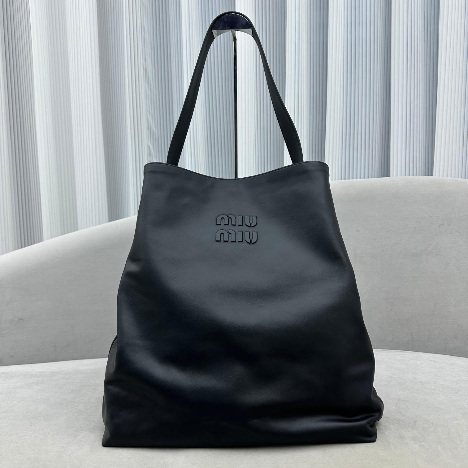 Miu Miu Leather Shoulder Bag  - DesignerGu