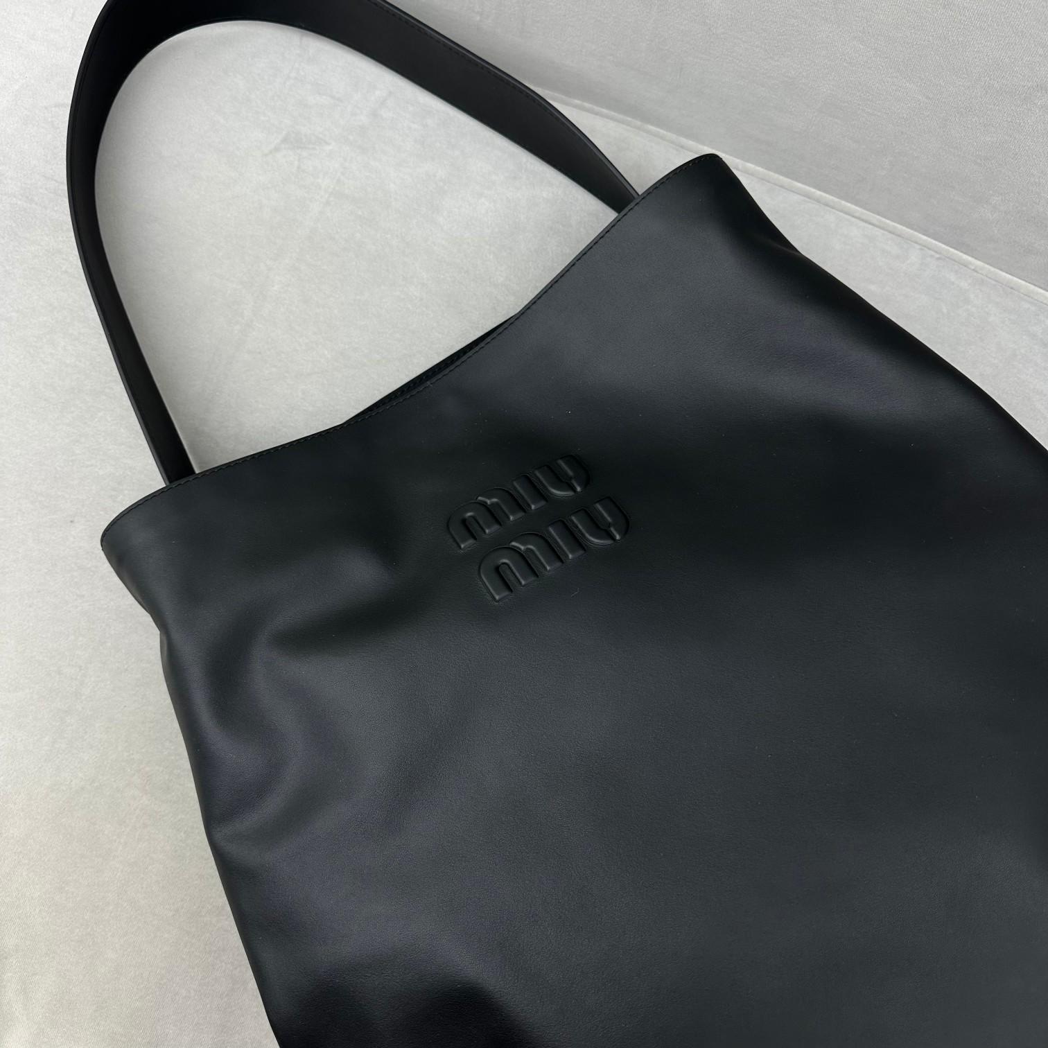 Miu Miu Leather Shoulder Bag  - DesignerGu