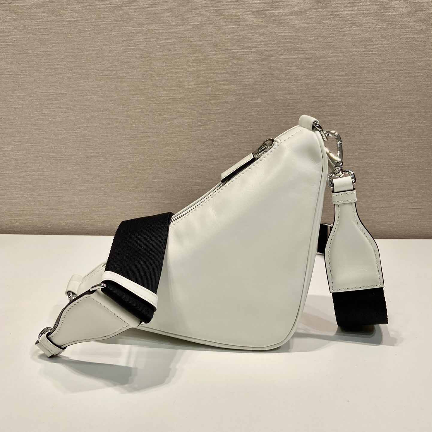 Prada Triangle Leather Bag - DesignerGu