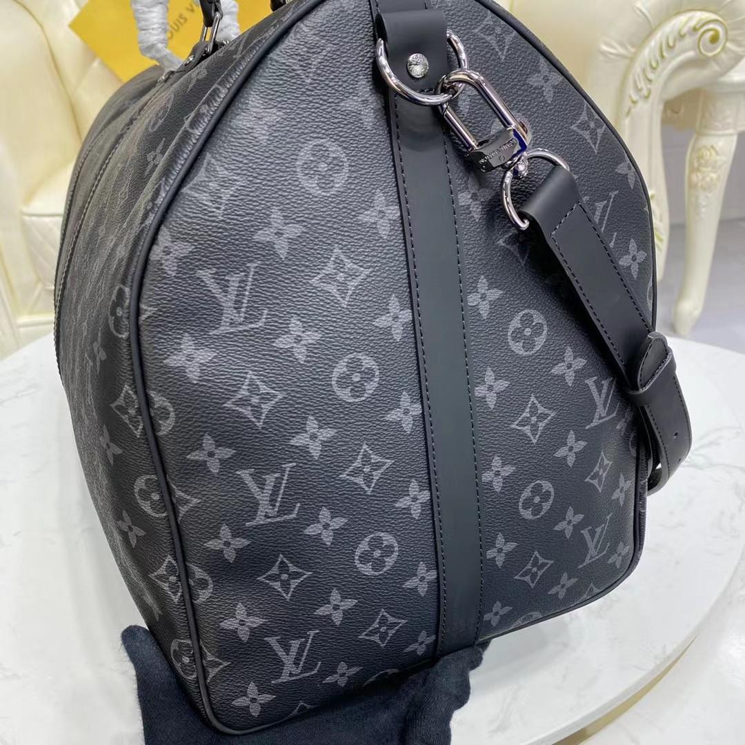 Louis Vuitton keepall 55 Monogram Eclipse(55-24-30CM) - DesignerGu