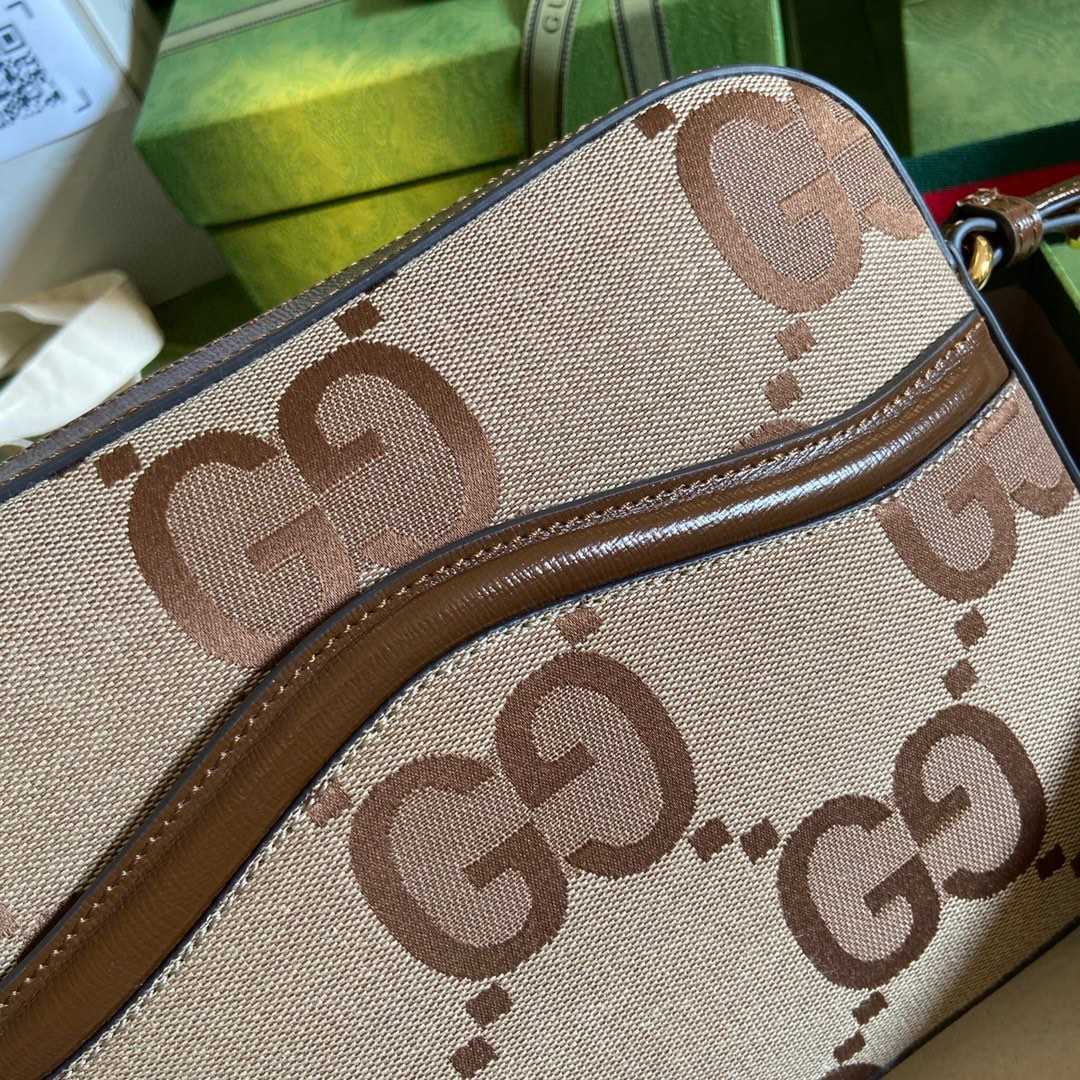 Gucci Jumbo GG Messenger Bag(25.5-20-6cm) - DesignerGu