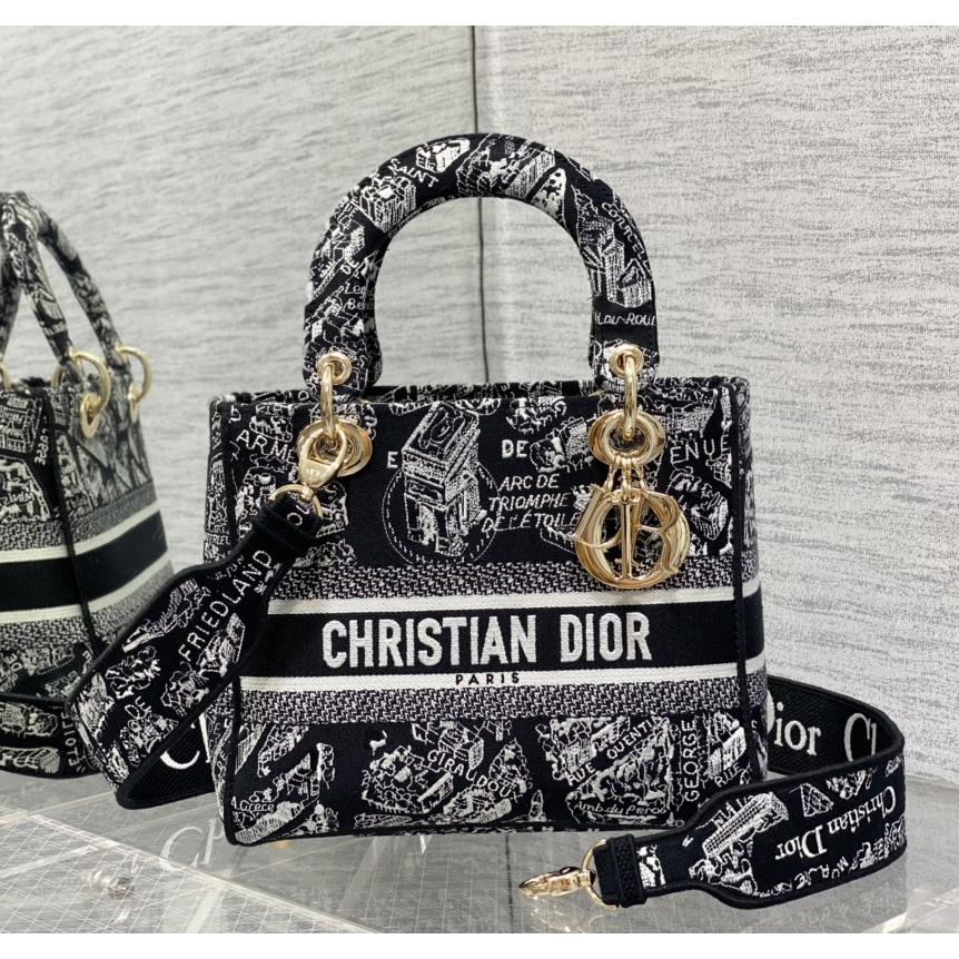 Dior Medium Lady D-lite Bag - DesignerGu