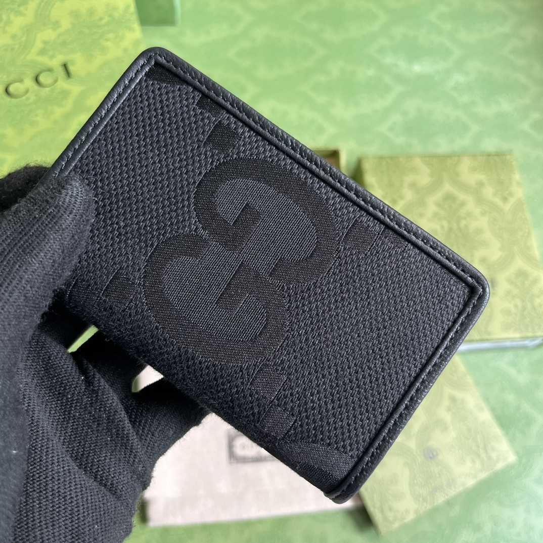 Gucci Jumbo GG Card Case - DesignerGu