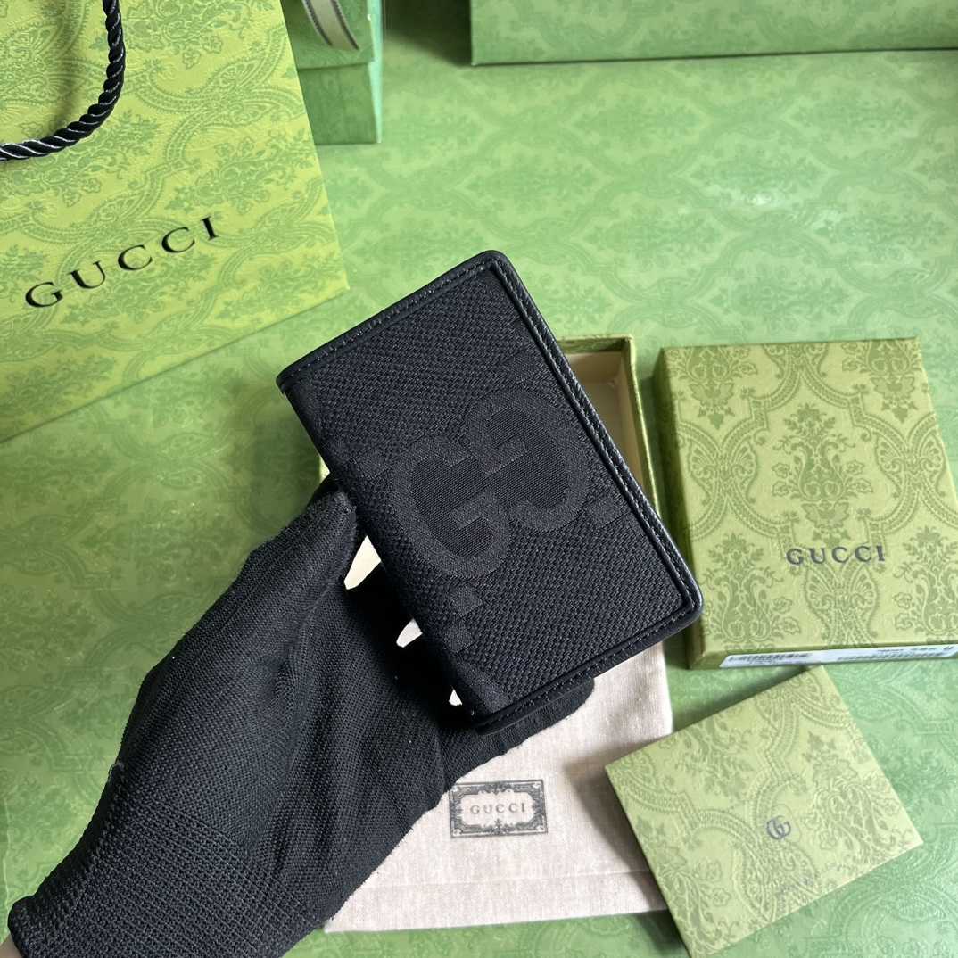 Gucci Jumbo GG Card Case - DesignerGu