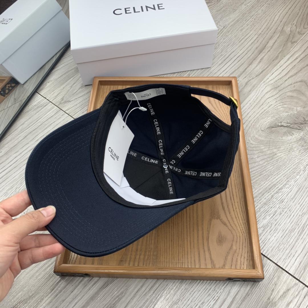 Celine Baseball Cap In Cotton - DesignerGu