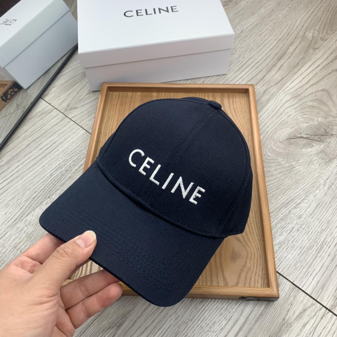 Celine Baseball Cap In Cotton - DesignerGu