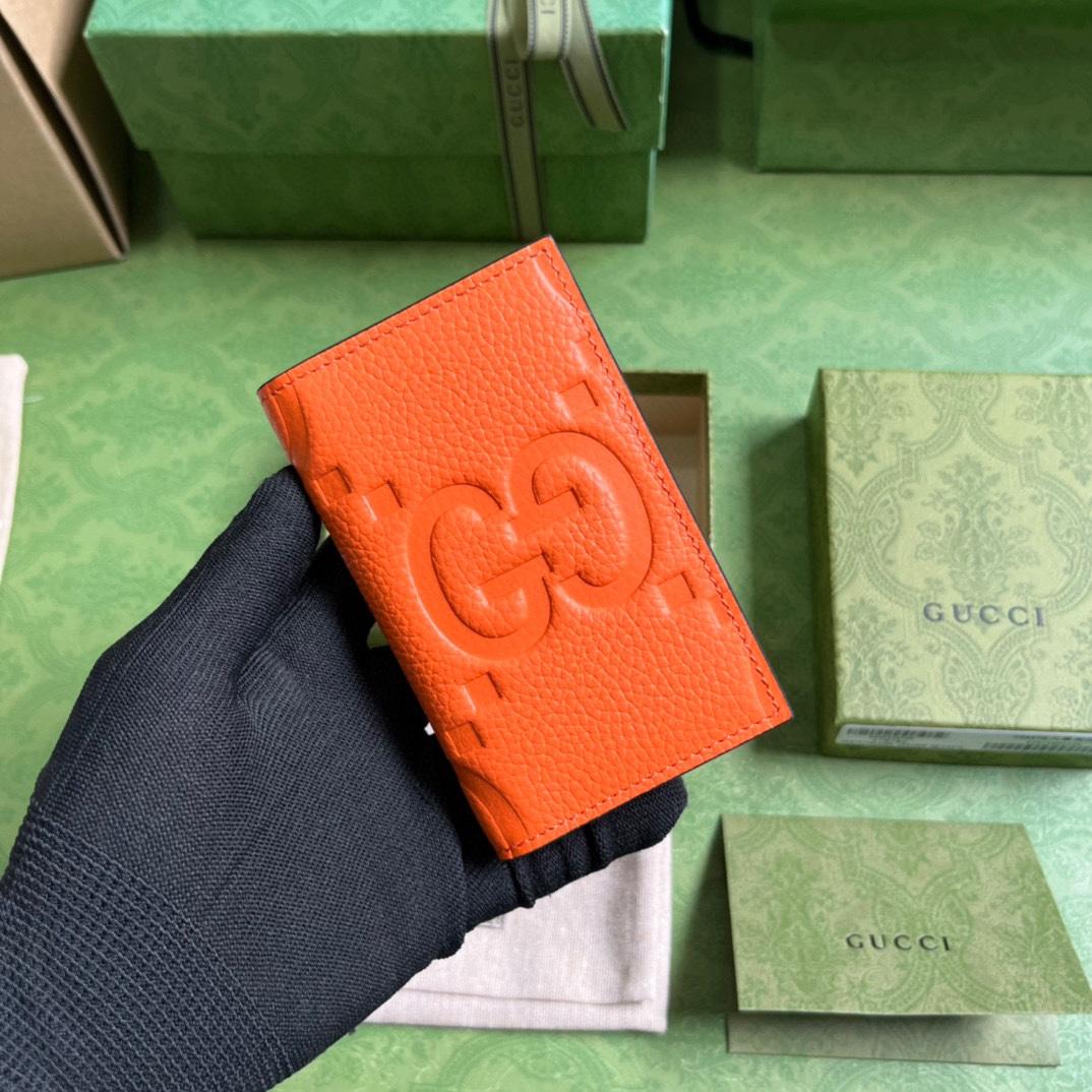 Gucci Jumbo GG Card Case - DesignerGu