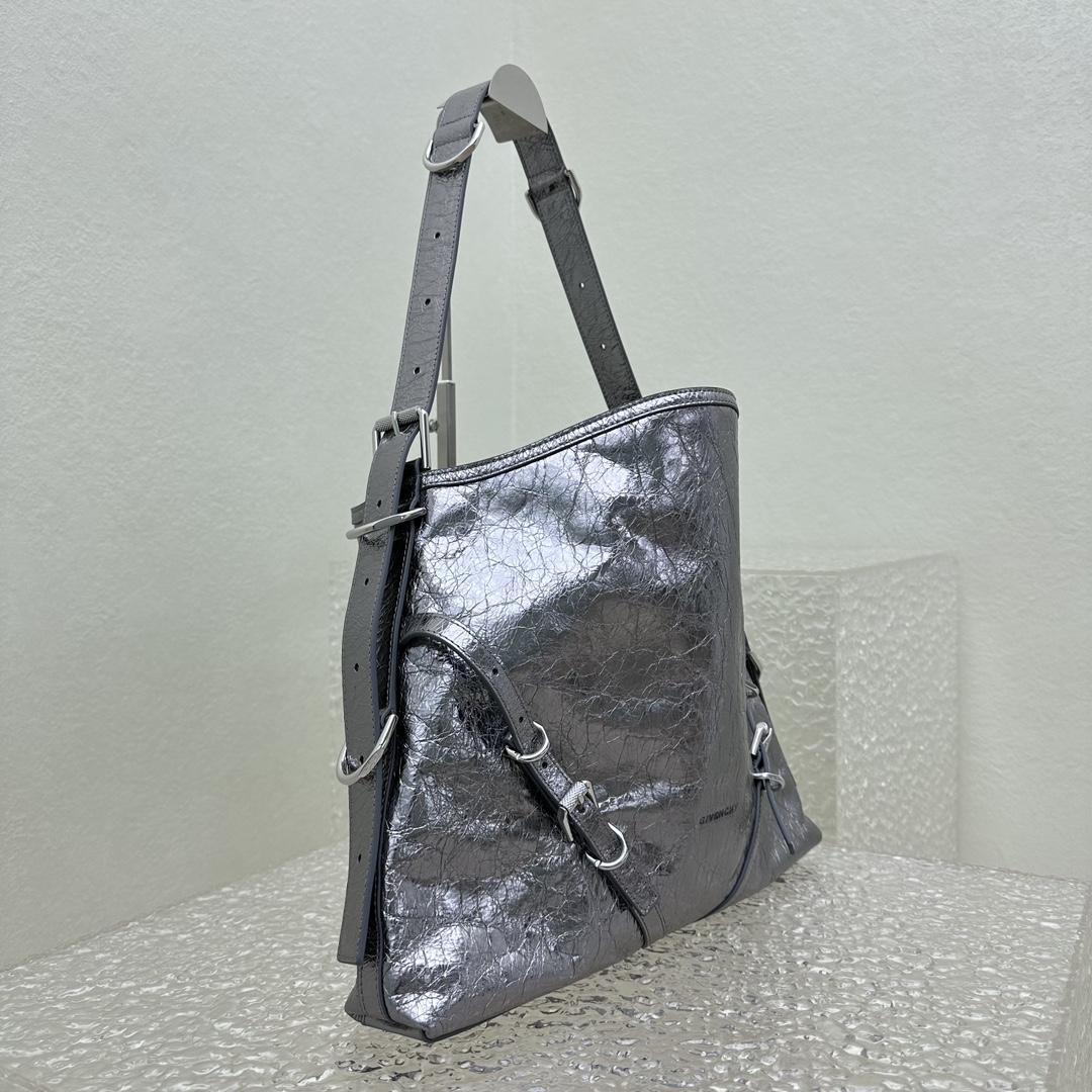 Givenchy Medium Voyou Bag In Laminated Leather(32-37-6.5cm) - DesignerGu