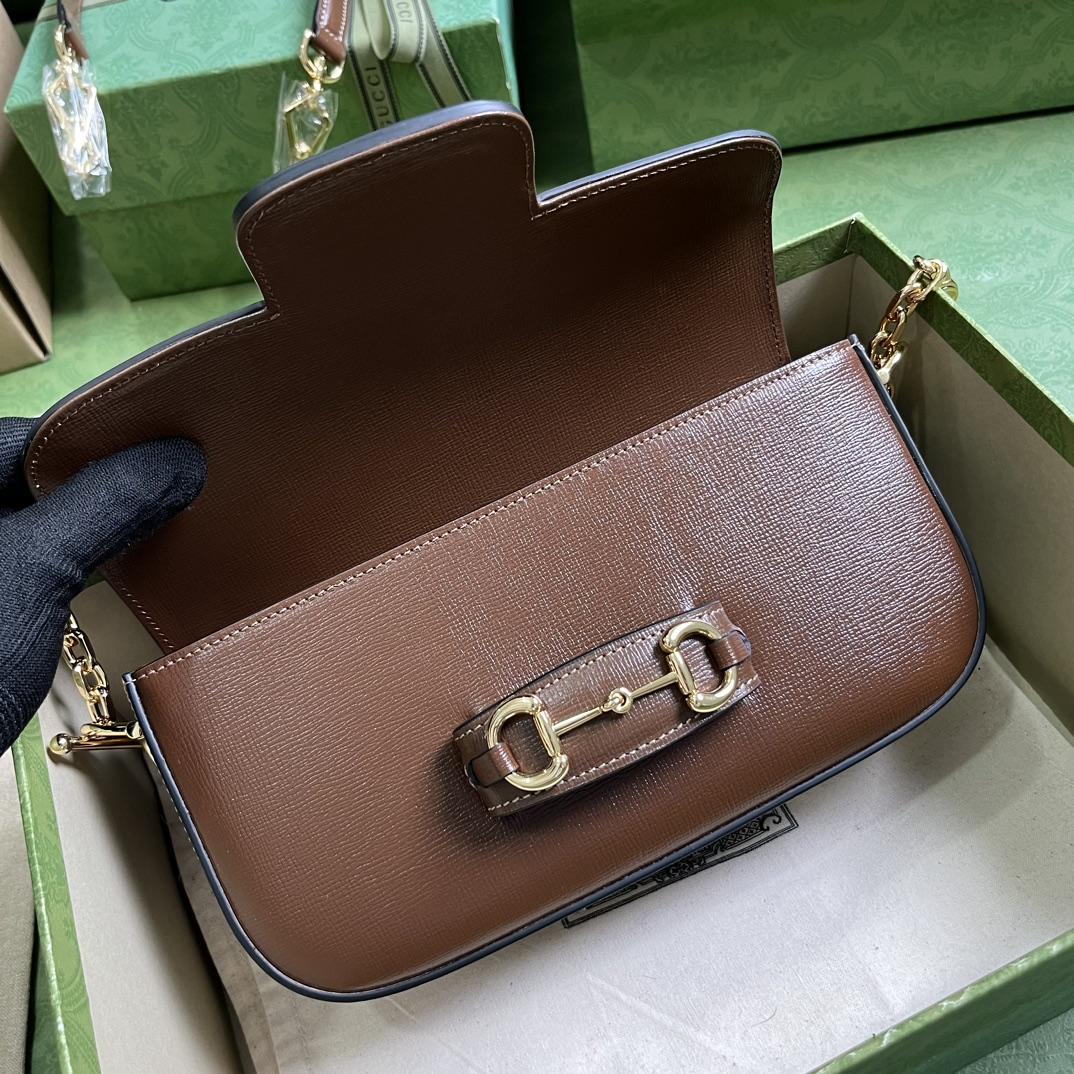 Gucci Horsebit 1955 Small Shoulder Bag(24-13-5cm)   - DesignerGu