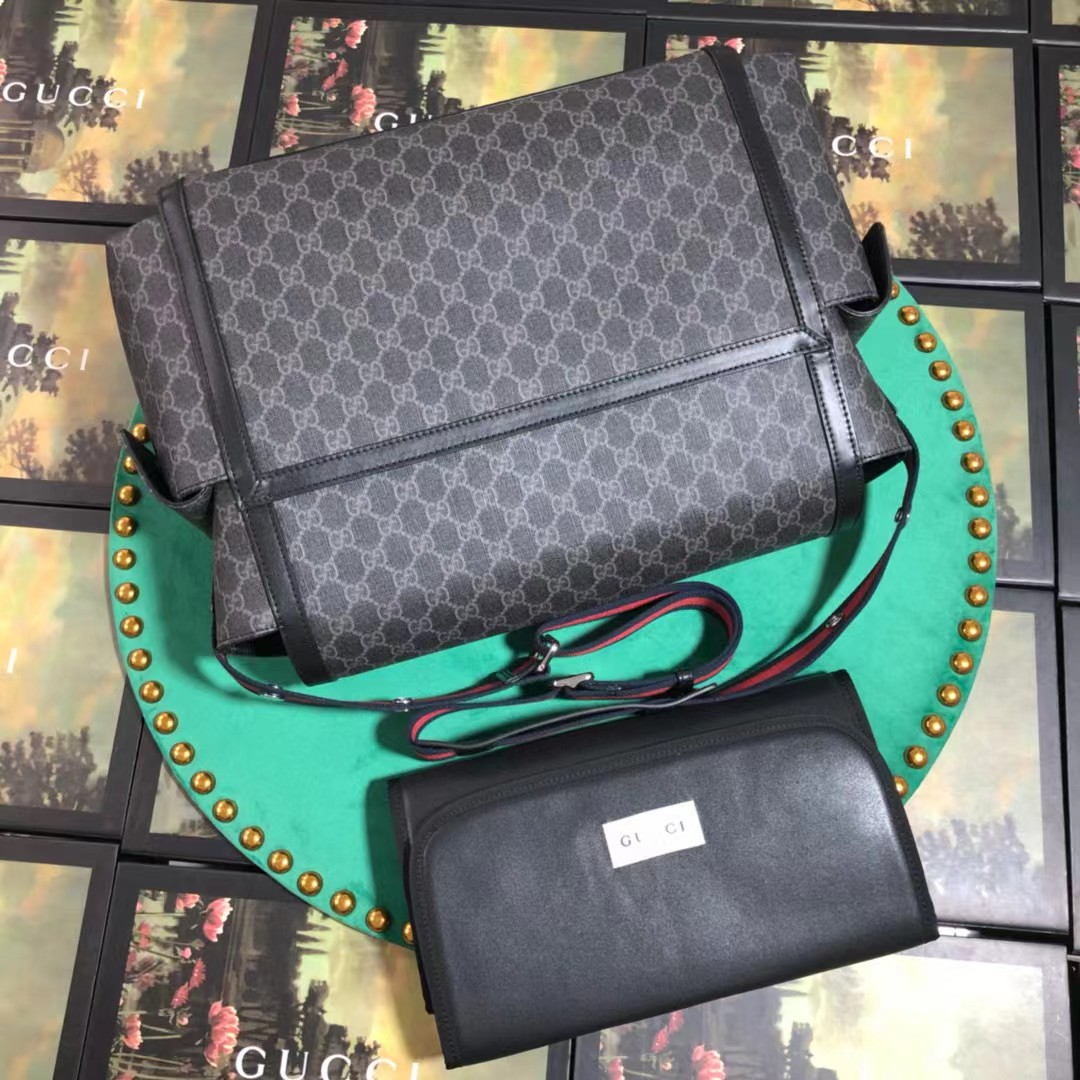 Gucci GG Supreme Diaper Bag(44-28-14cm) - DesignerGu