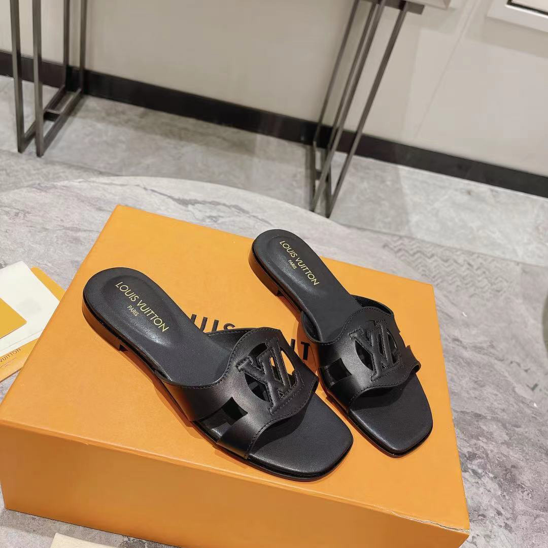 Louis Vuitton LV Isola Flat Mule   1ABP0E - DesignerGu