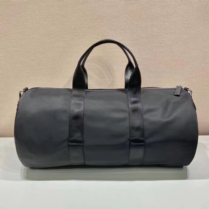 Prada  Nylon And Saffiano Leather Duffle Bag - DesignerGu