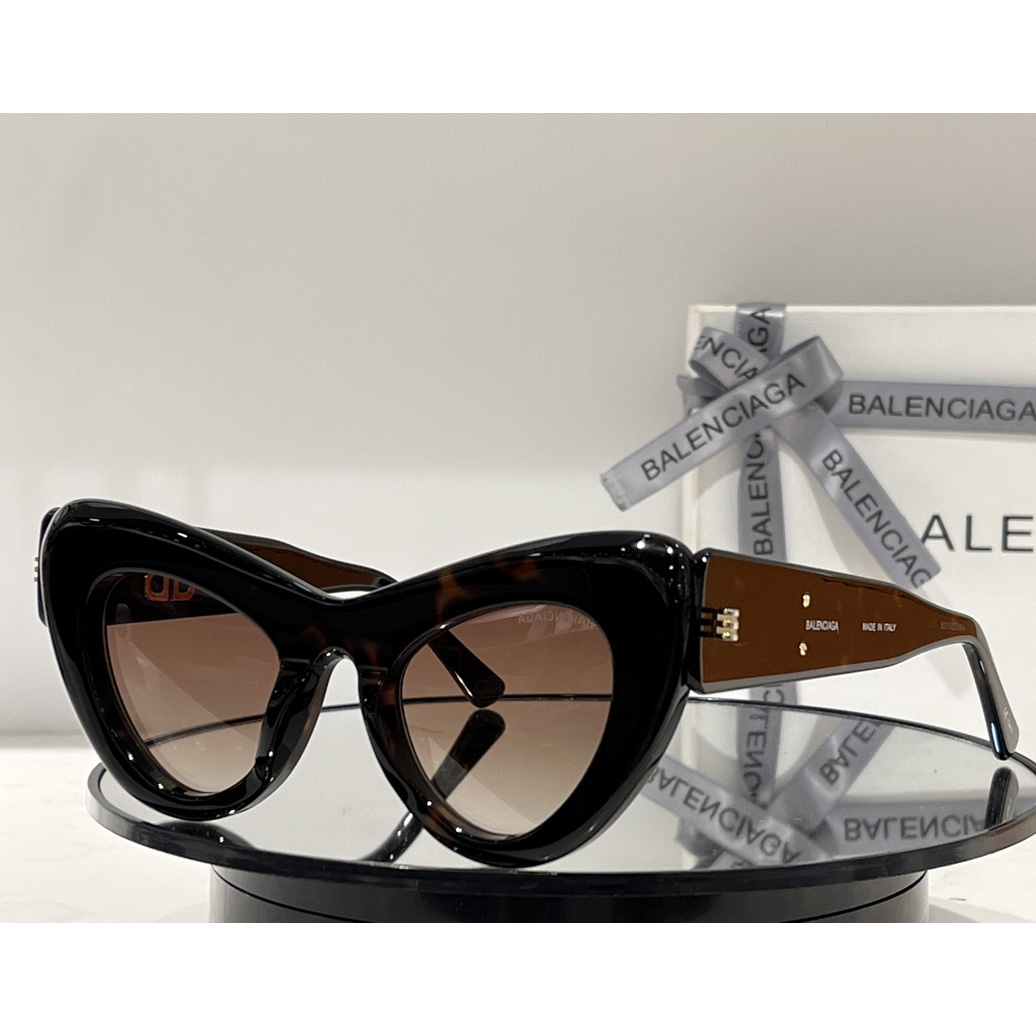 Balenciaga Cat-eye Logo-print Sunglasses    BB0204S - DesignerGu