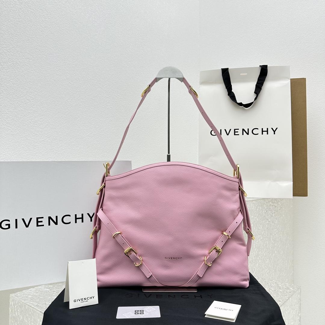 Givenchy Medium Voyou Bag In Leather(32-37-6.5cm) - DesignerGu