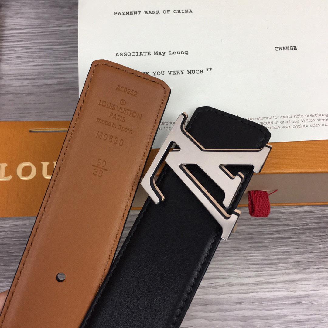 Louis Vuitton LV Shape 40MM Reversible Belt - DesignerGu