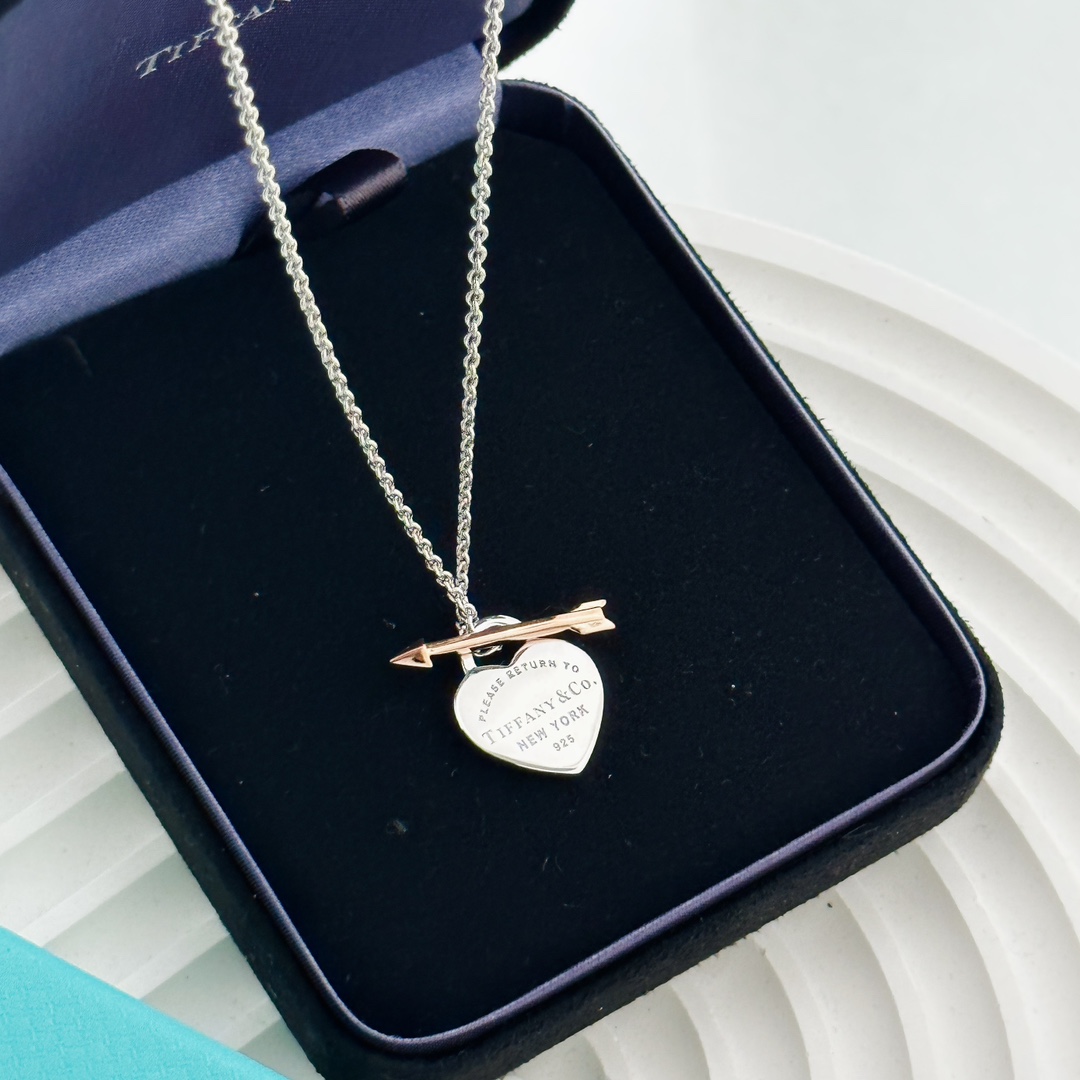 Tiffany&CO Lovestruck Heart Tag Pendant - DesignerGu