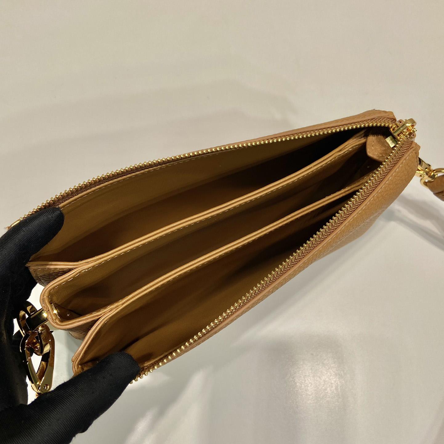 Prada Leather Shoulder Bag - DesignerGu