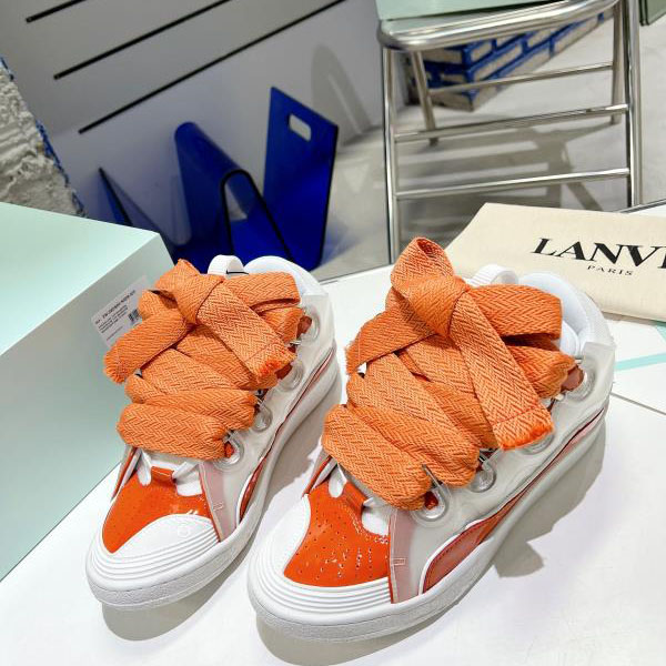 Lanvin Curb Multi-panel Sneakers - DesignerGu