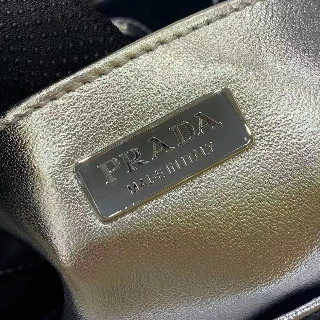 Prada Cleo Brushed Leather Shoulder Bag - DesignerGu