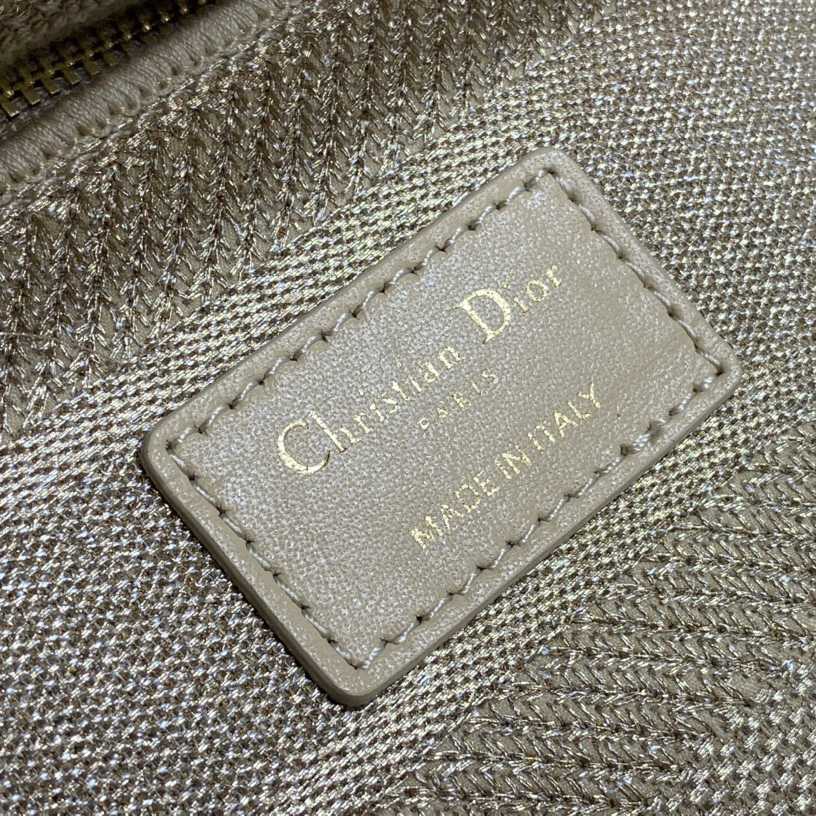 Dior Medium Dior Or Lady D-lite Bag - DesignerGu