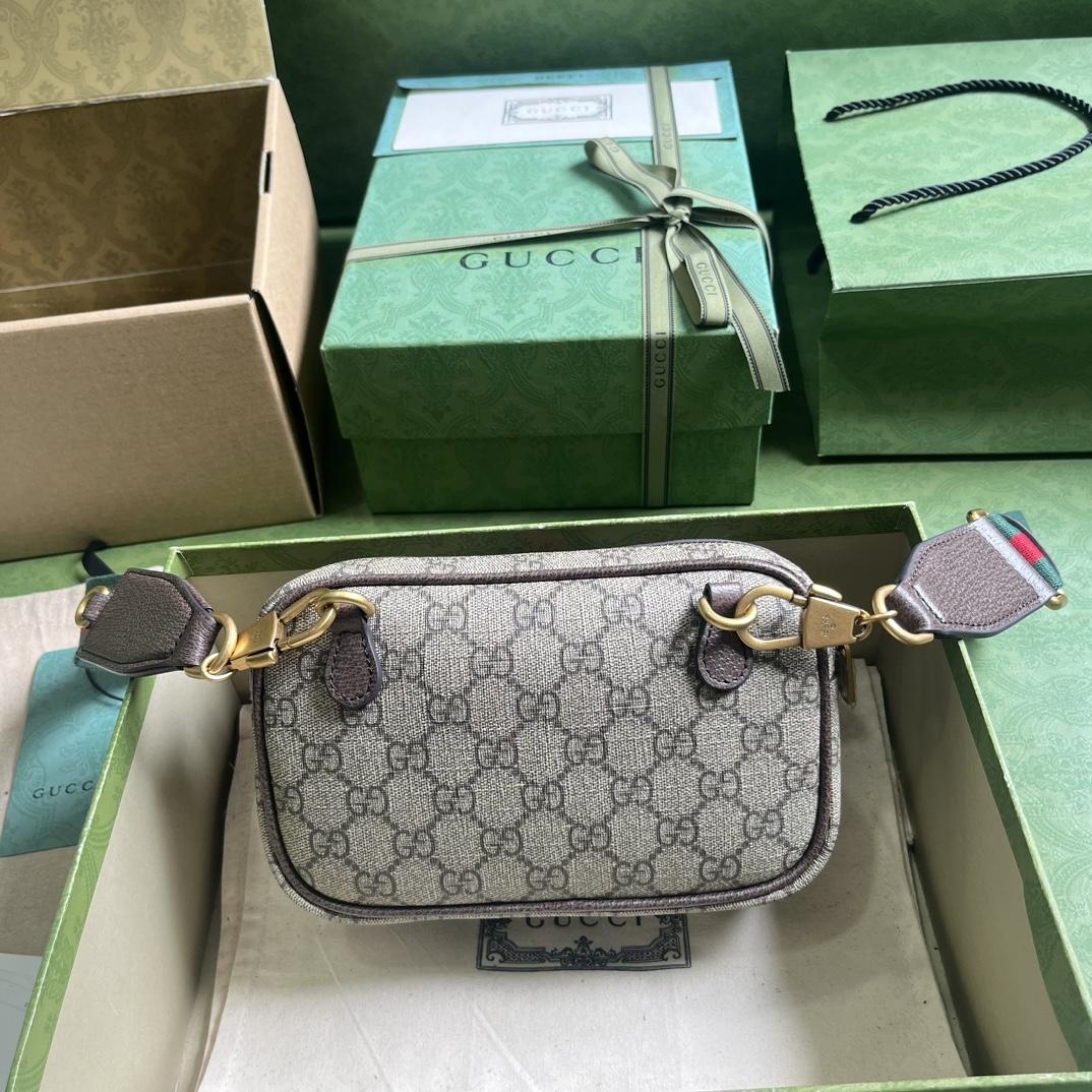 Gucci Ophidia GG Mini Bag(20-12.5-9cm)    - DesignerGu