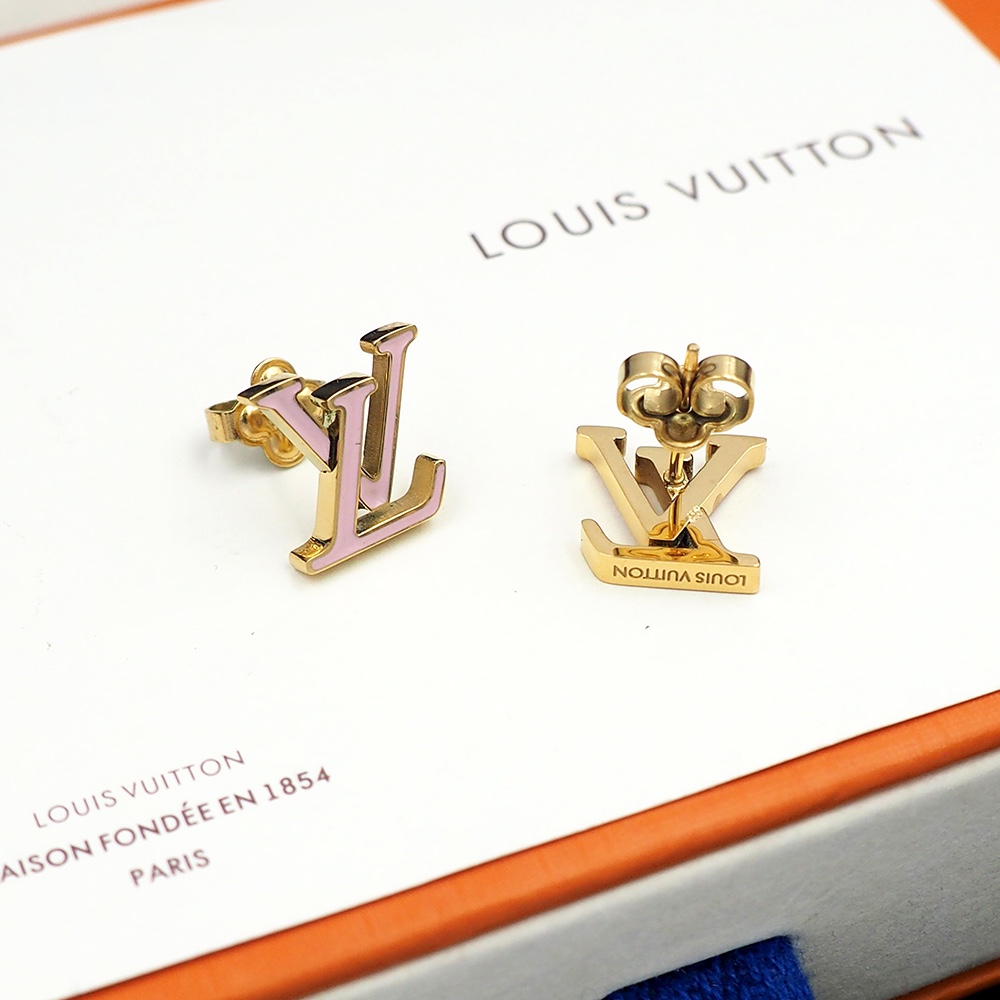 Louis Vuitton LV Iconic Enamel Earrings   M01136 - DesignerGu