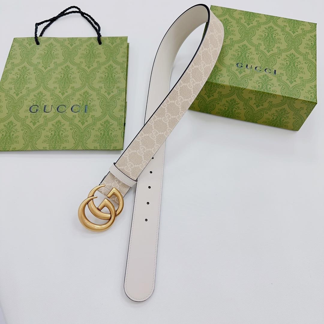 Gucci GG Marmont Reversible Wide Belt - DesignerGu