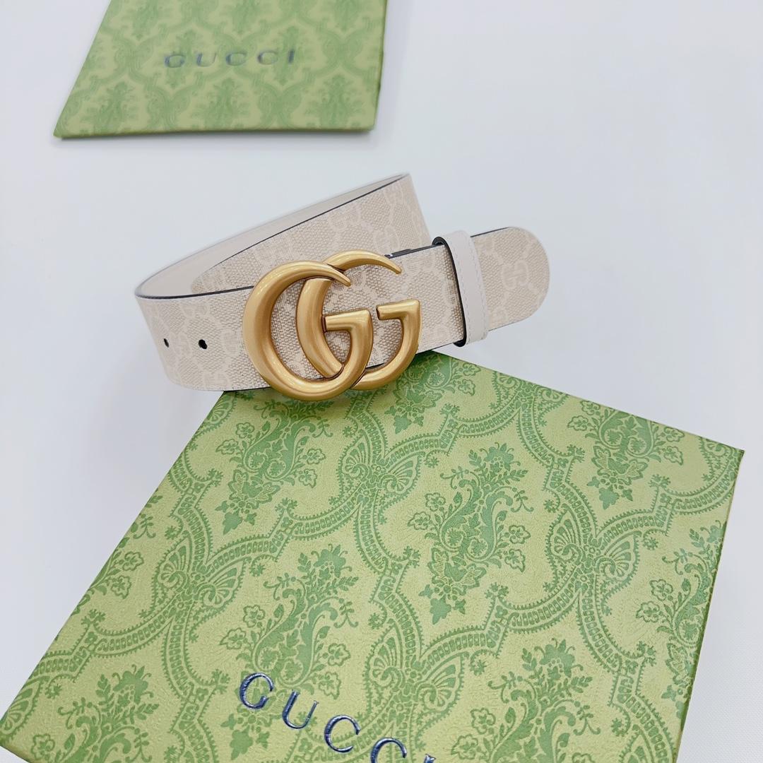 Gucci GG Marmont Reversible Wide Belt - DesignerGu