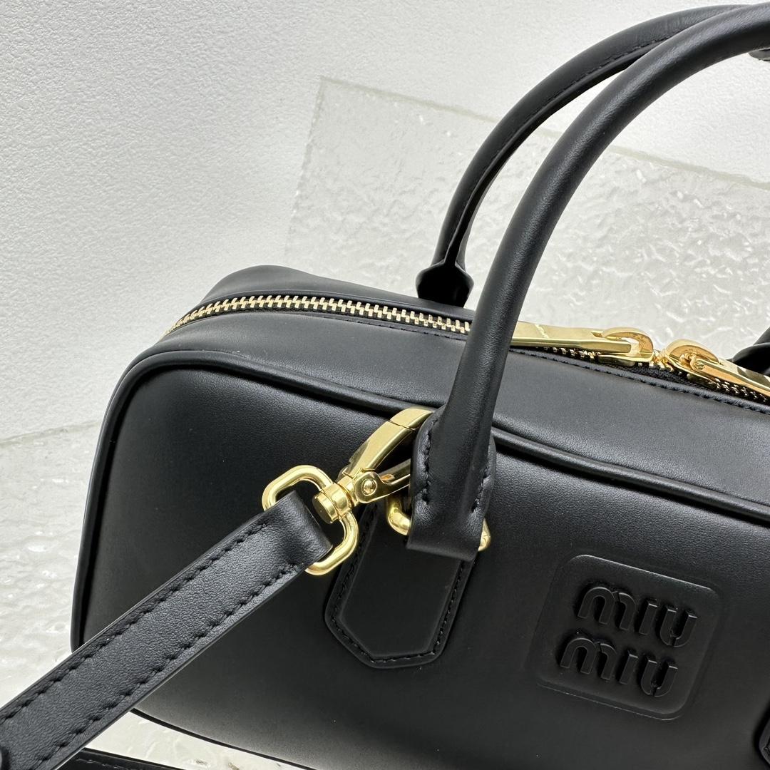 Miu Miu Leather Top-handle Bag - DesignerGu