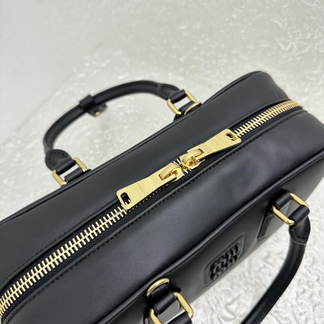 Miu Miu Leather Top-handle Bag - DesignerGu