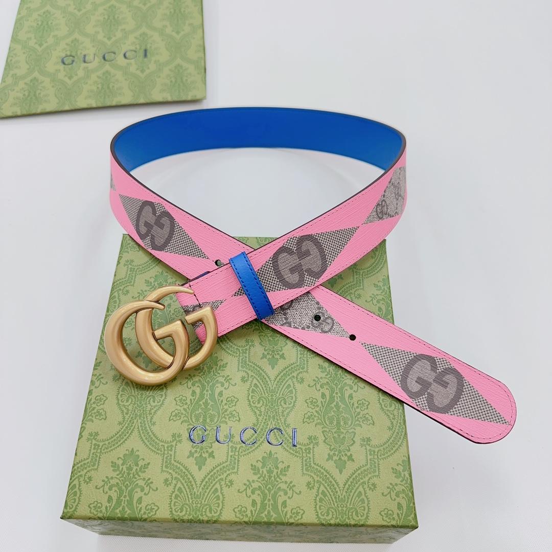 Gucci GG Marmont Wide Belt - DesignerGu