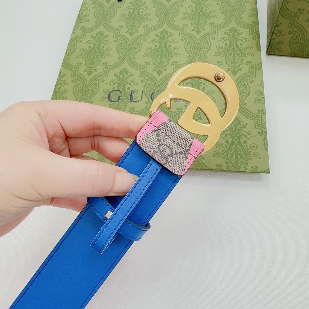 Gucci GG Marmont Wide Belt - DesignerGu