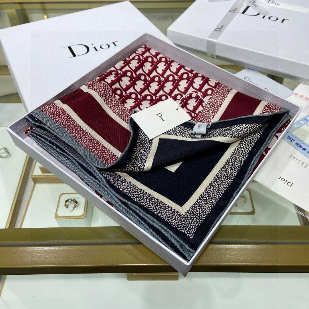 Dior Oblique Diortwin 90 Square Scarf  - DesignerGu