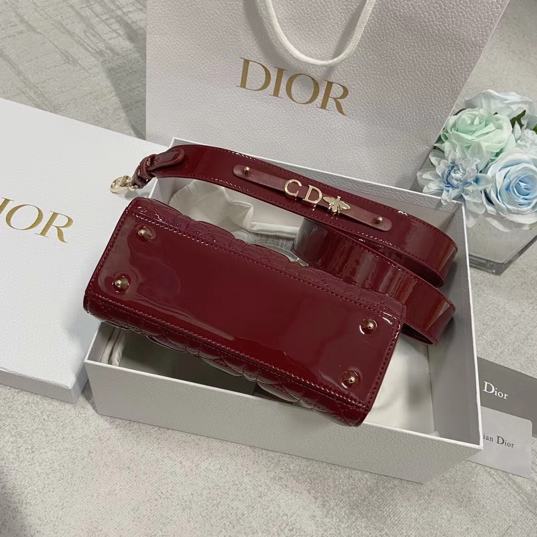 Dior Lady Dior Bag(20-16.5-8cm) - DesignerGu