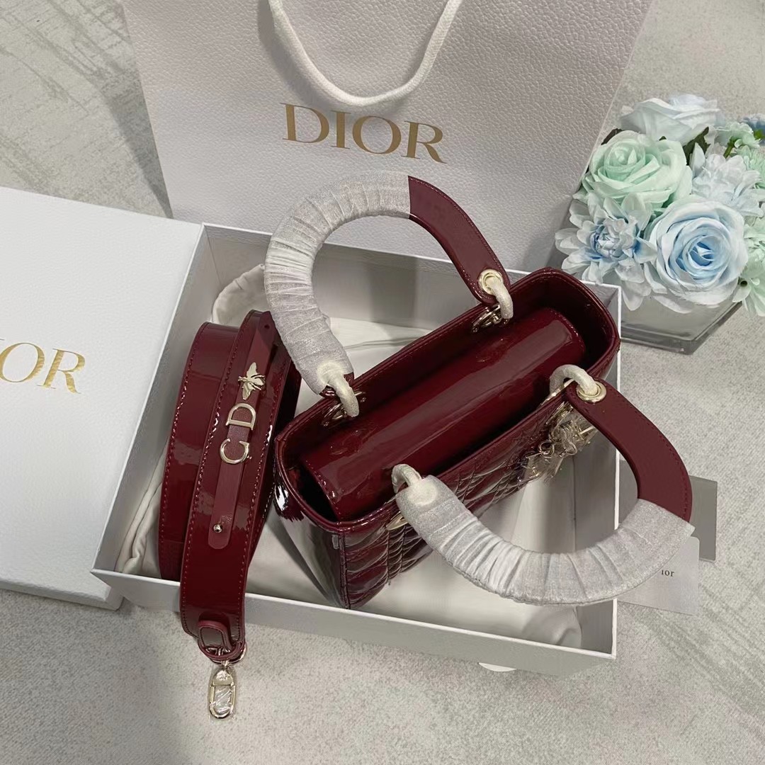 Dior Lady Dior Bag(20-16.5-8cm) - DesignerGu