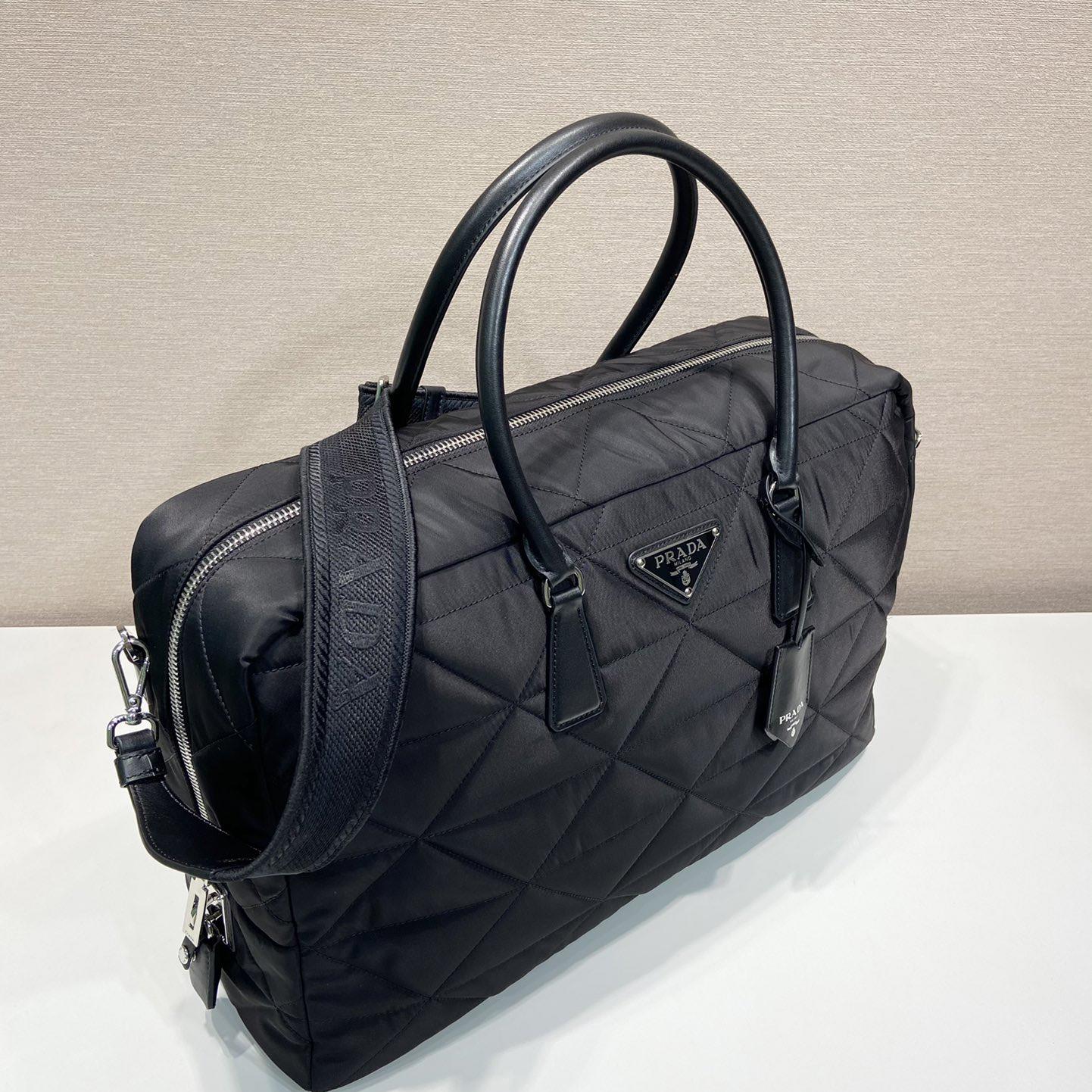 Prada Quilted Re-Nylon Travel Bag - DesignerGu