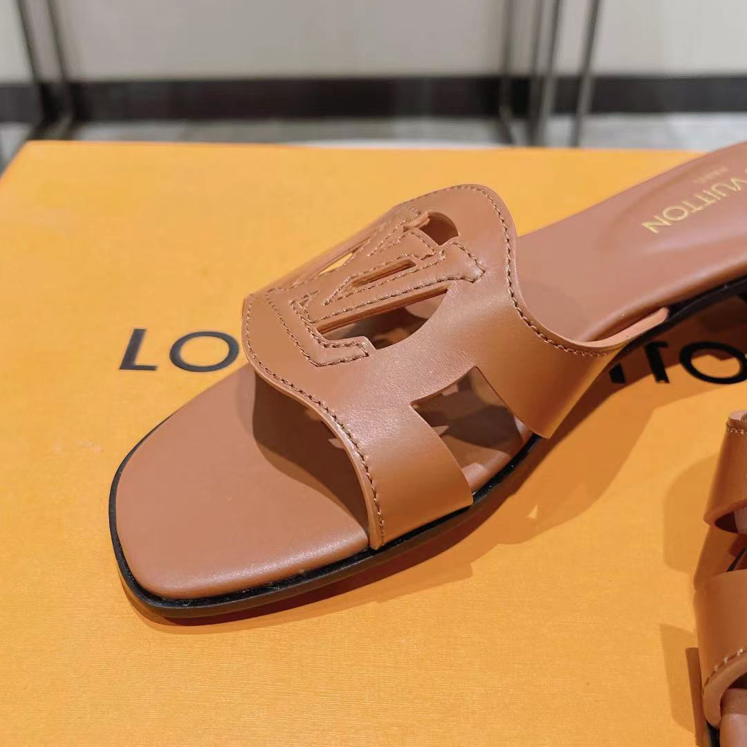 Louis Vuitton LV Isola Flat Mule   1ABP22 - DesignerGu