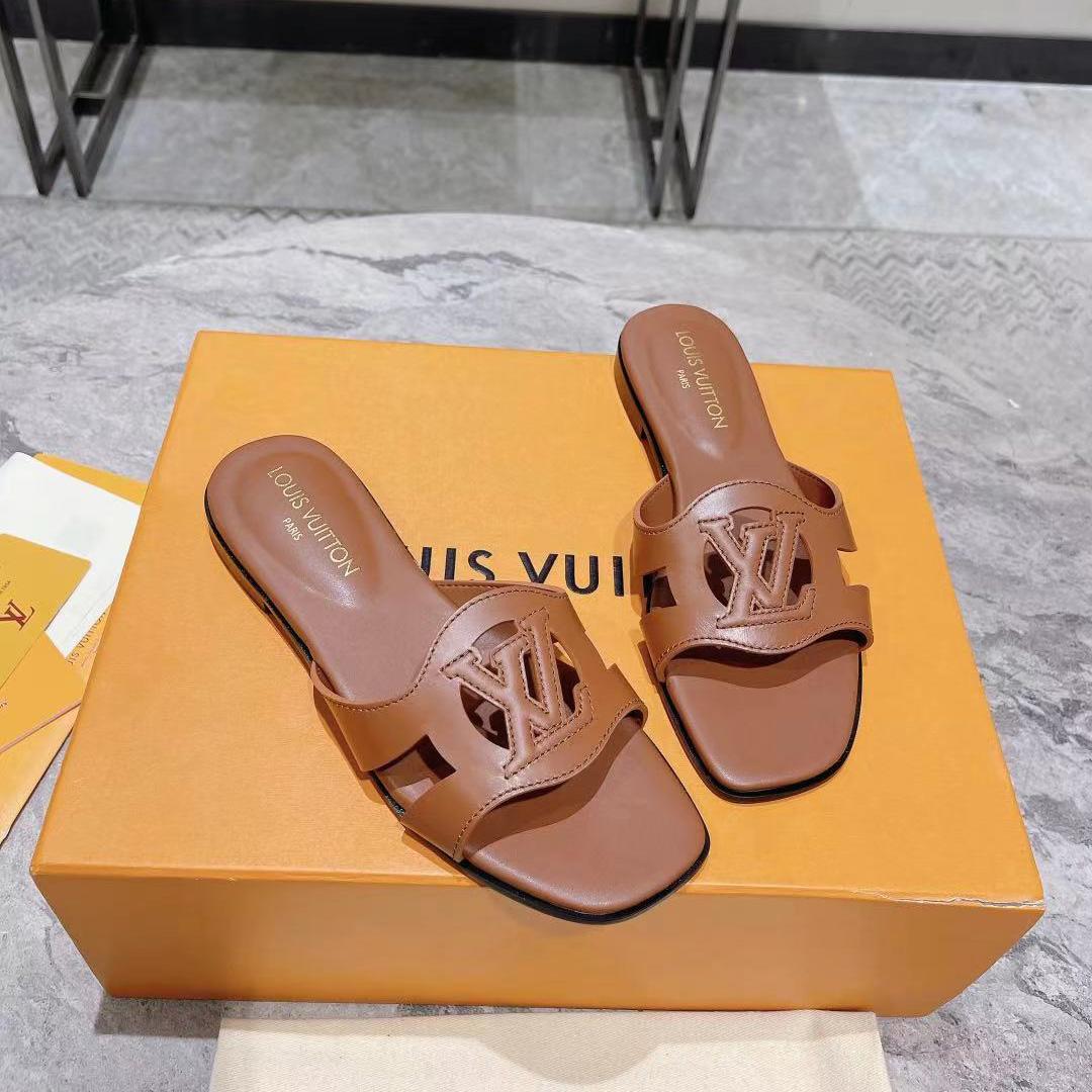 Louis Vuitton LV Isola Flat Mule   1ABP22 - DesignerGu