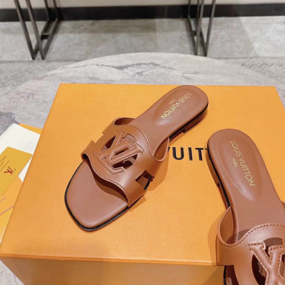 Louis Vuitton LV Isola Flat Mule   1ABP22 - DesignerGu