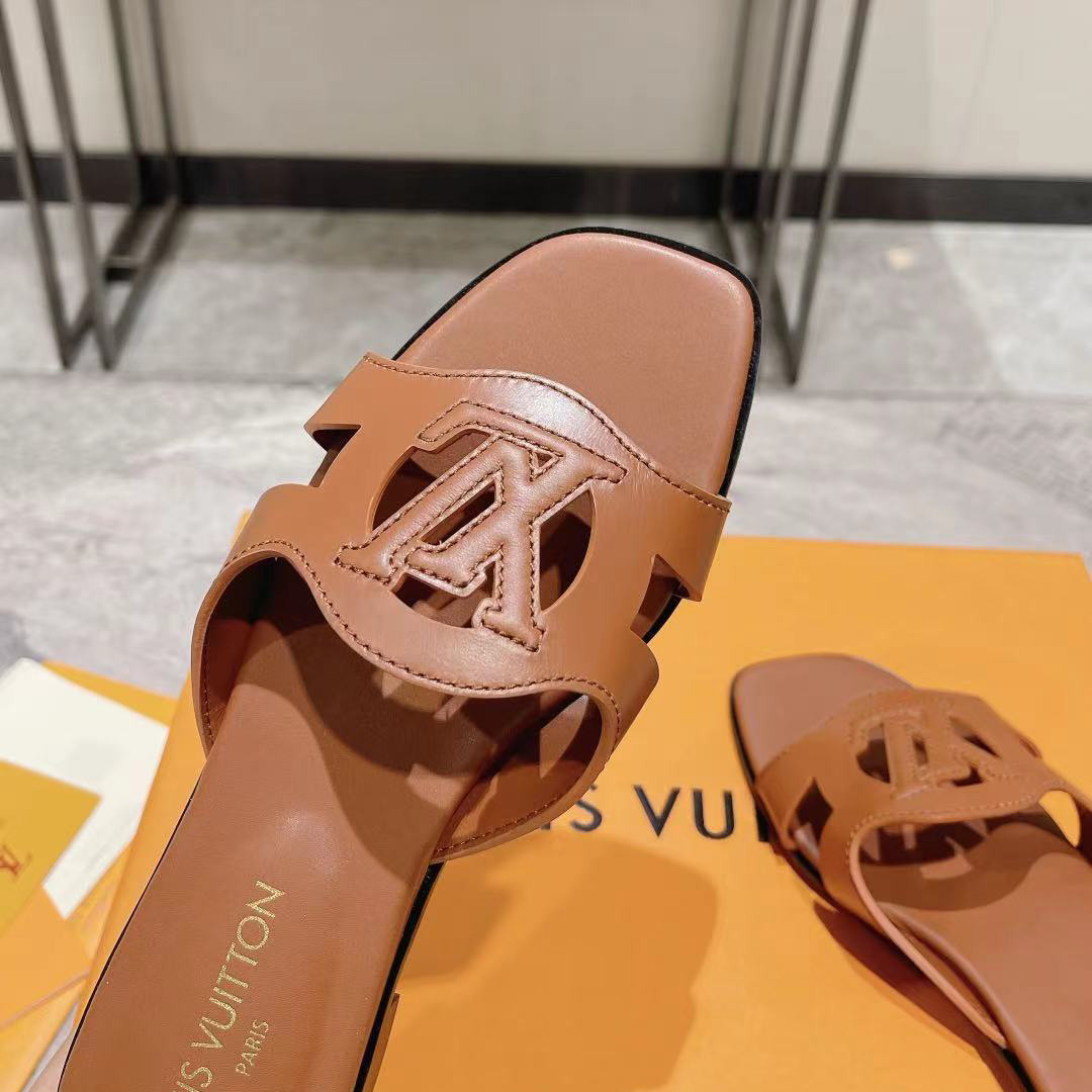 Louis Vuitton LV Isola Flat Mule   1ABP22 - DesignerGu